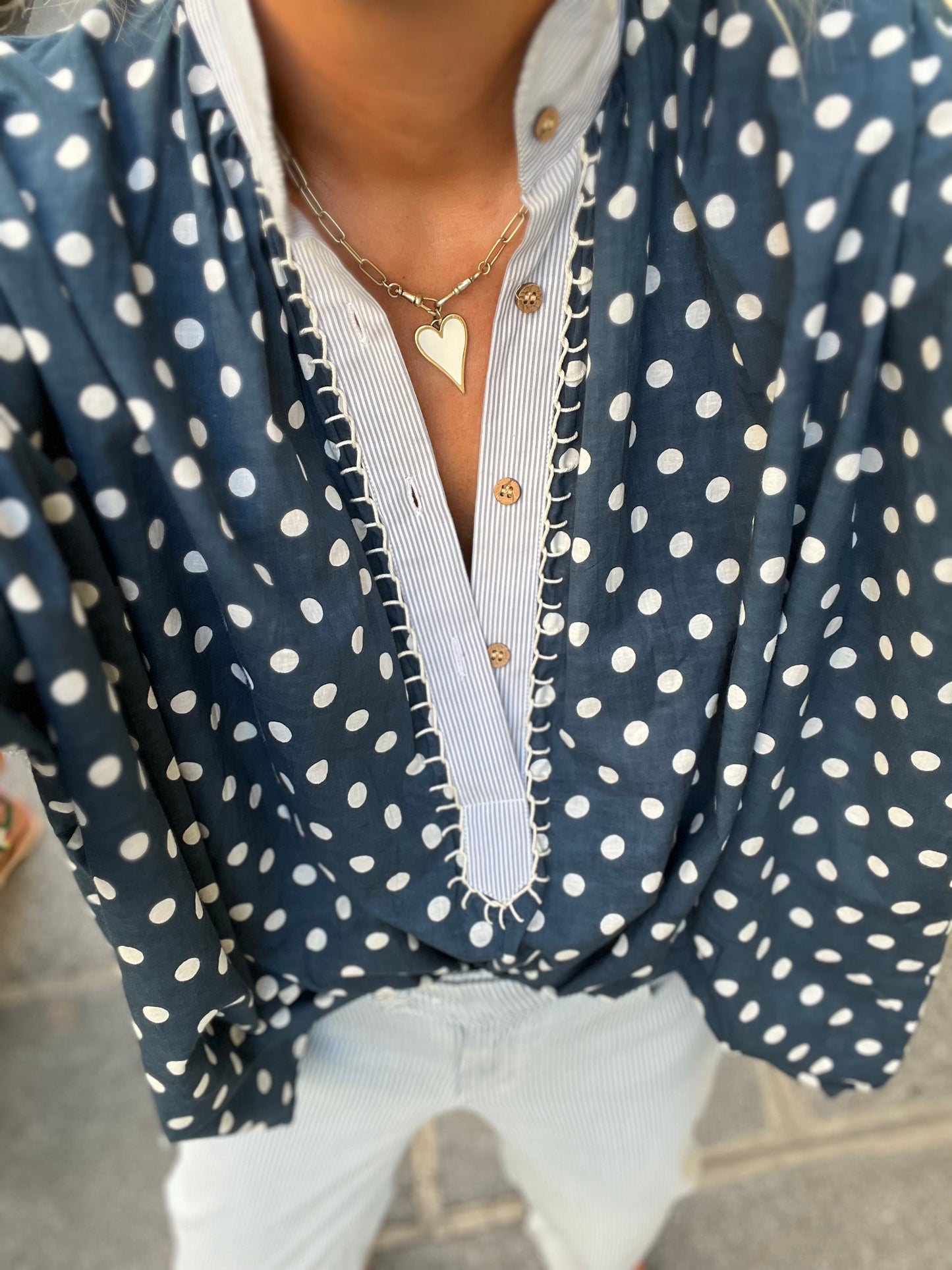 CHEMISE FOLK DOTTI