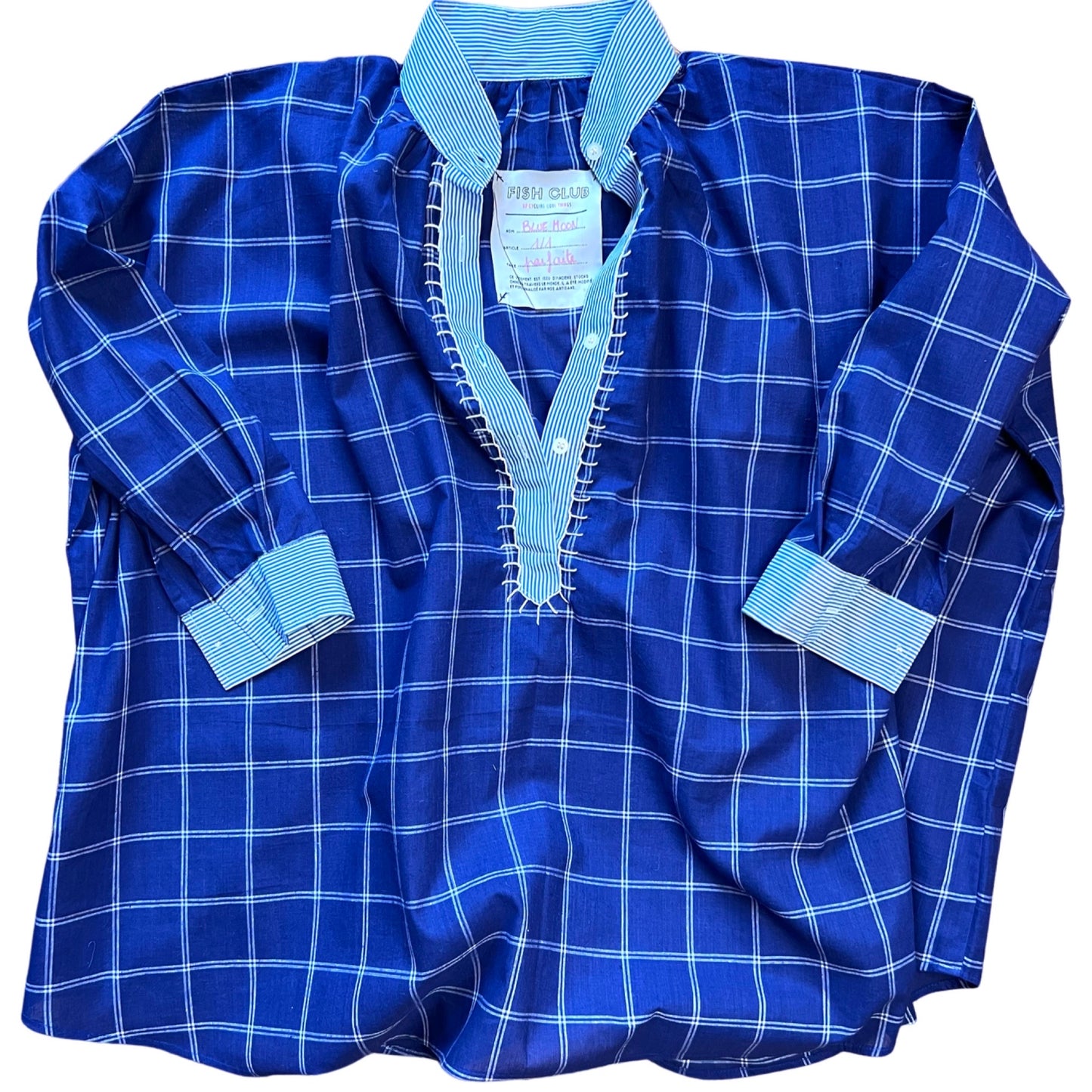 CHEMISE FOLK BLUEMOON