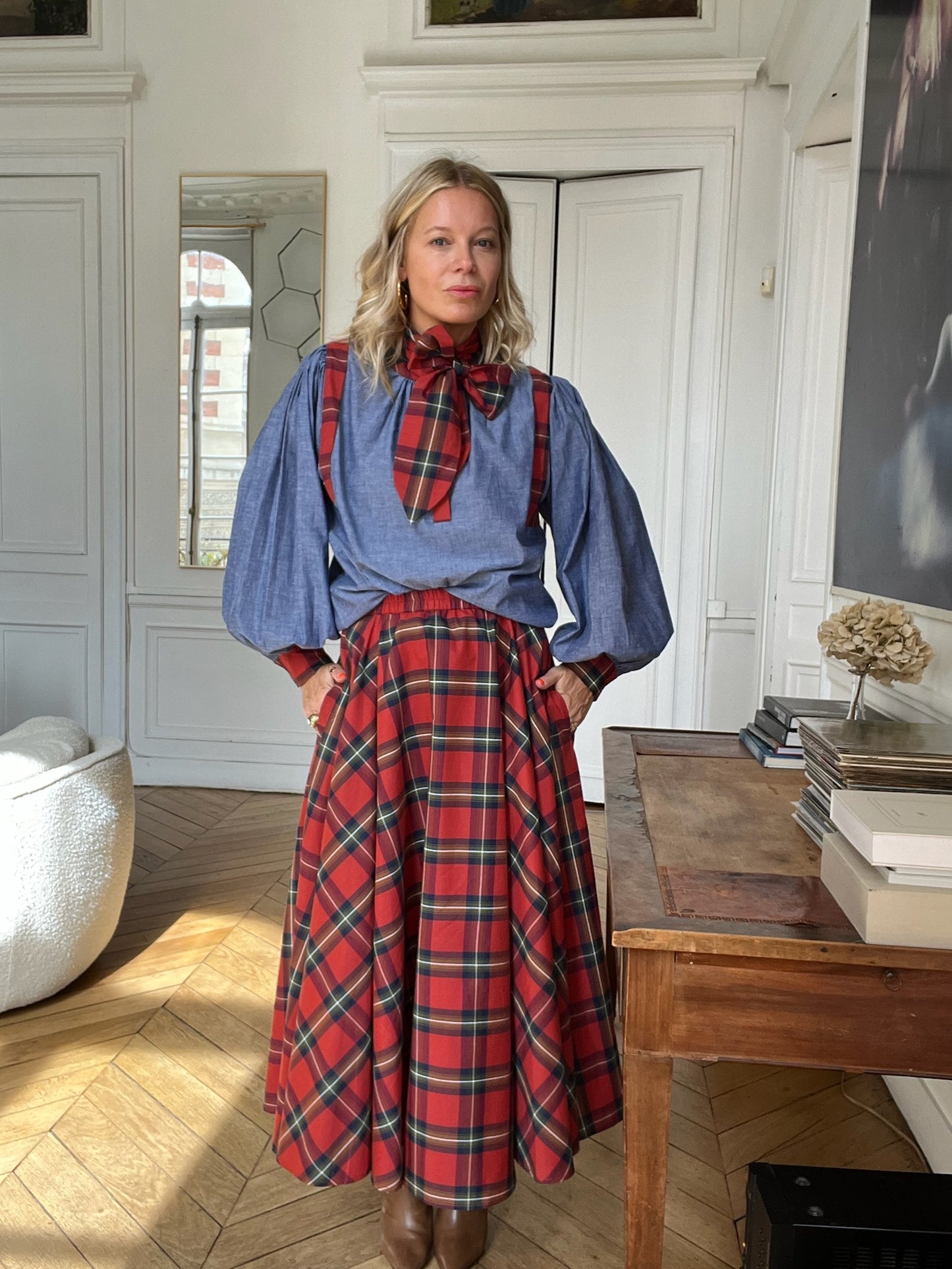 Umbrella Iris skirt