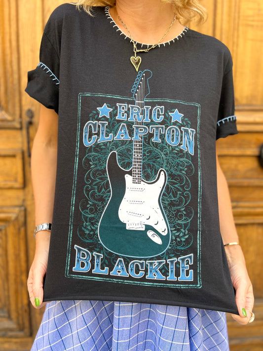 T- SHIRT ERIC CLAPTON // BLACKIE