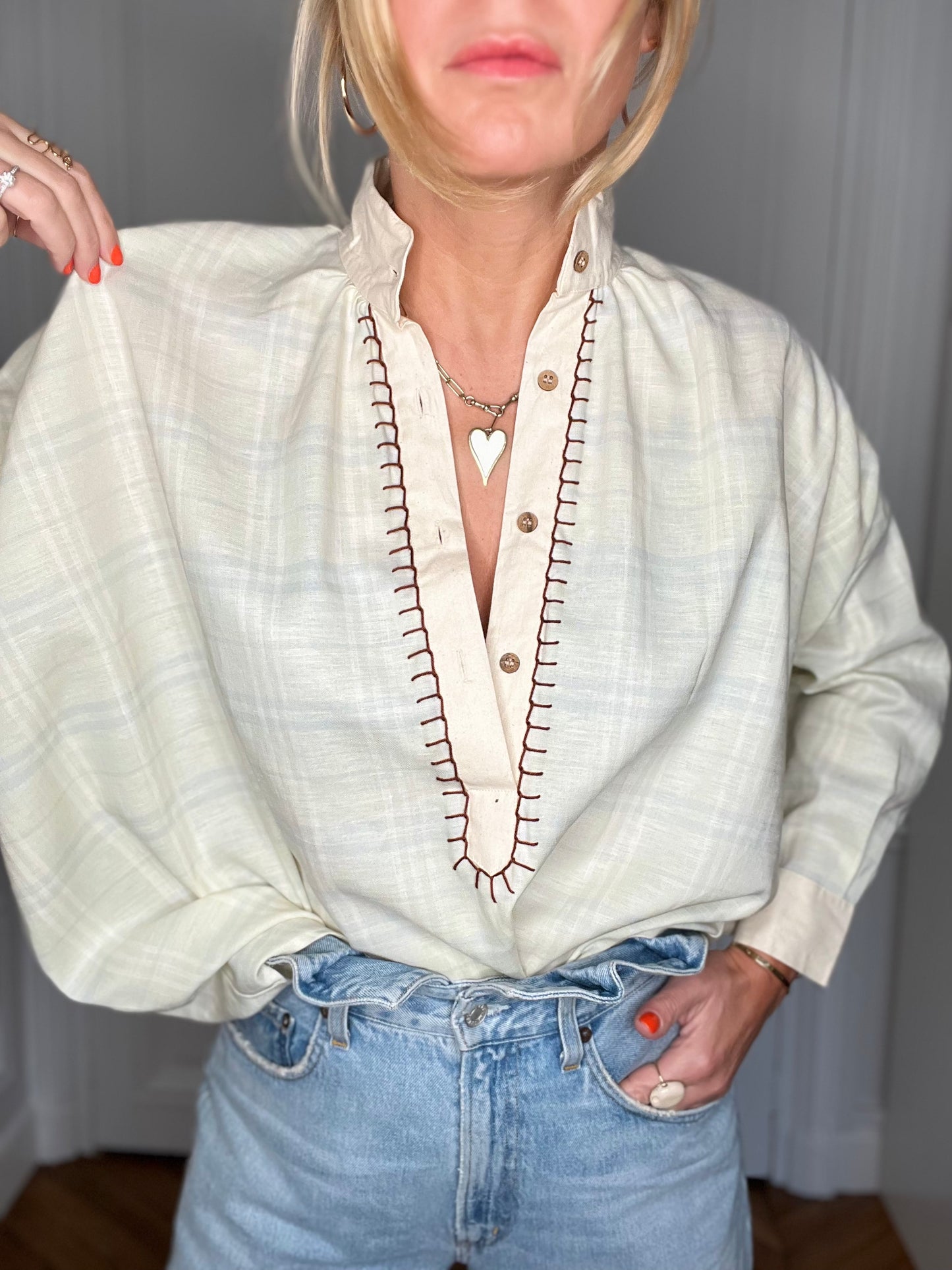 CHEMISE FOLK MELANIE