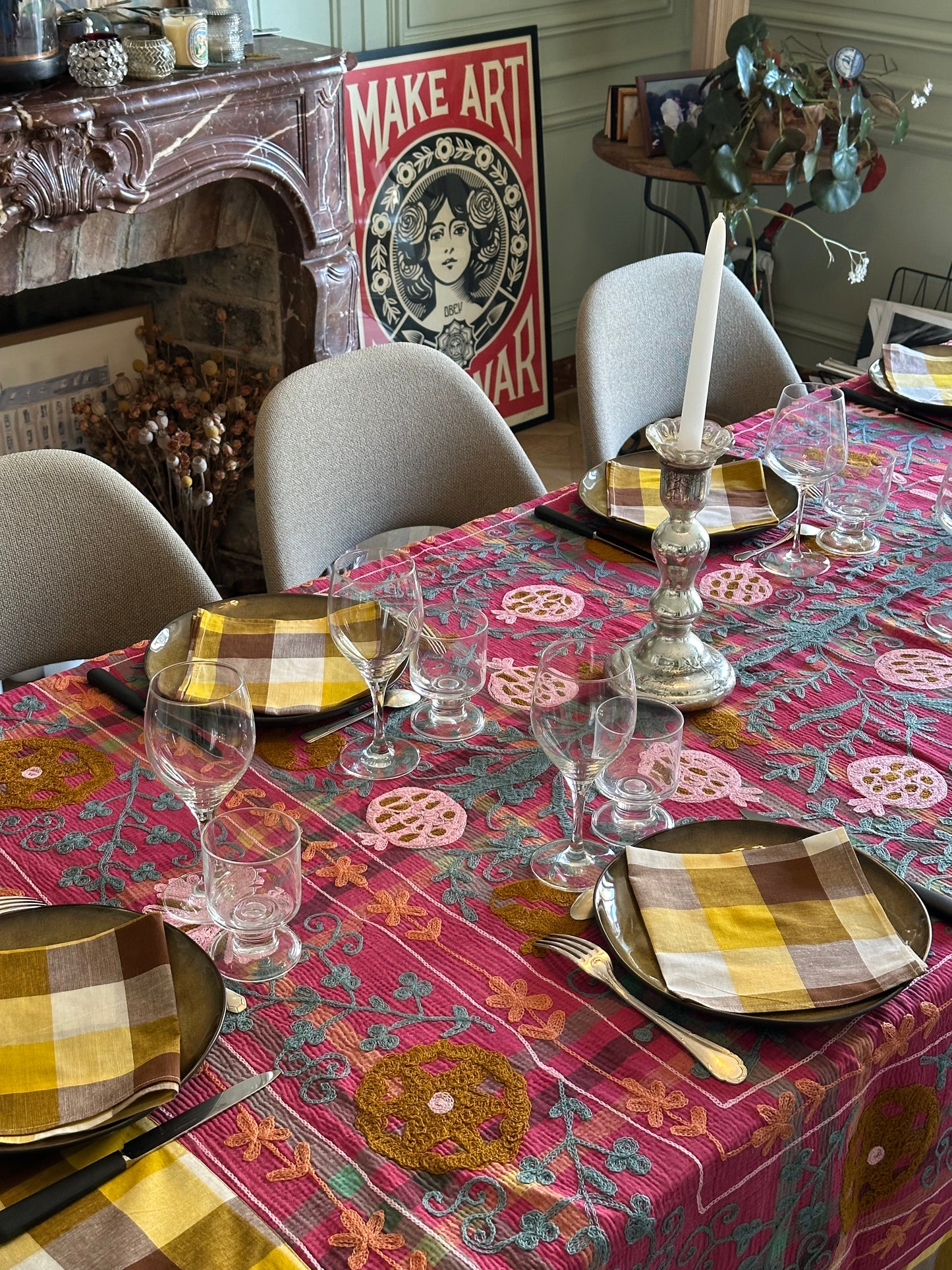 Tabletage set + napkins n ° 10