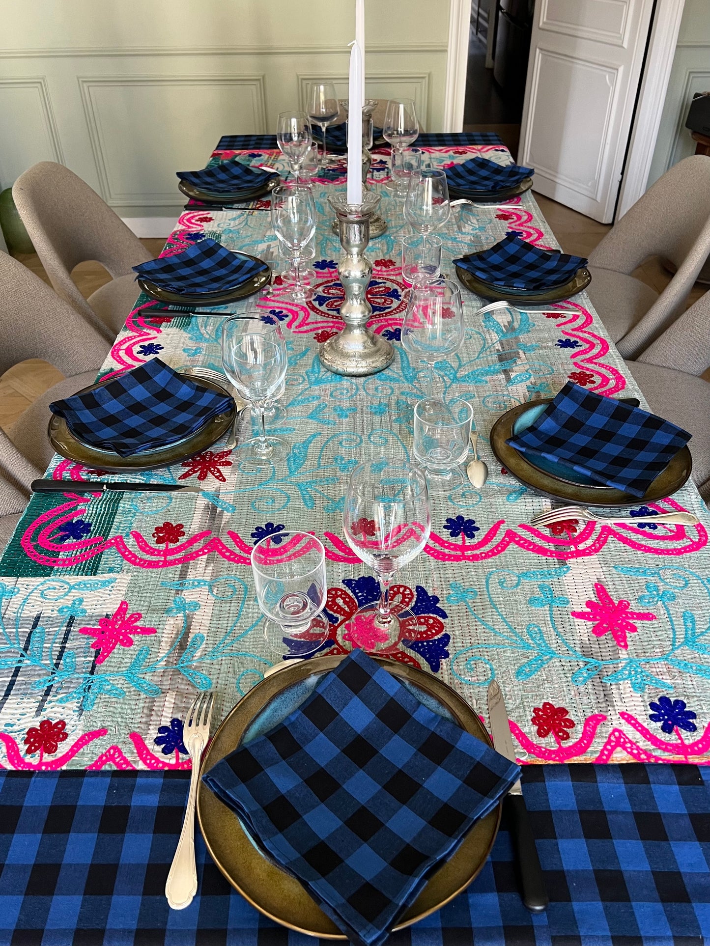 Ensemble Nappe + Serviettes N°6