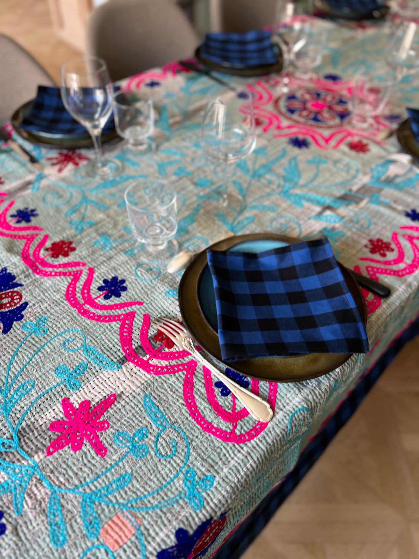 Ensemble Nappe + Serviettes N°19