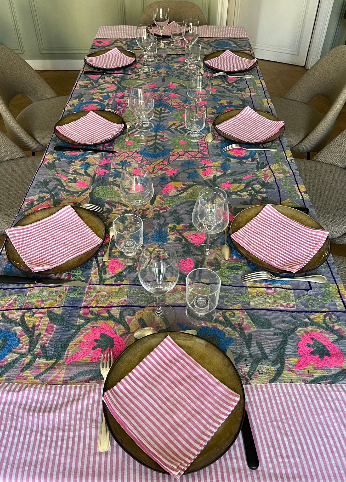 Ensemble Nappe + Serviettes N°11