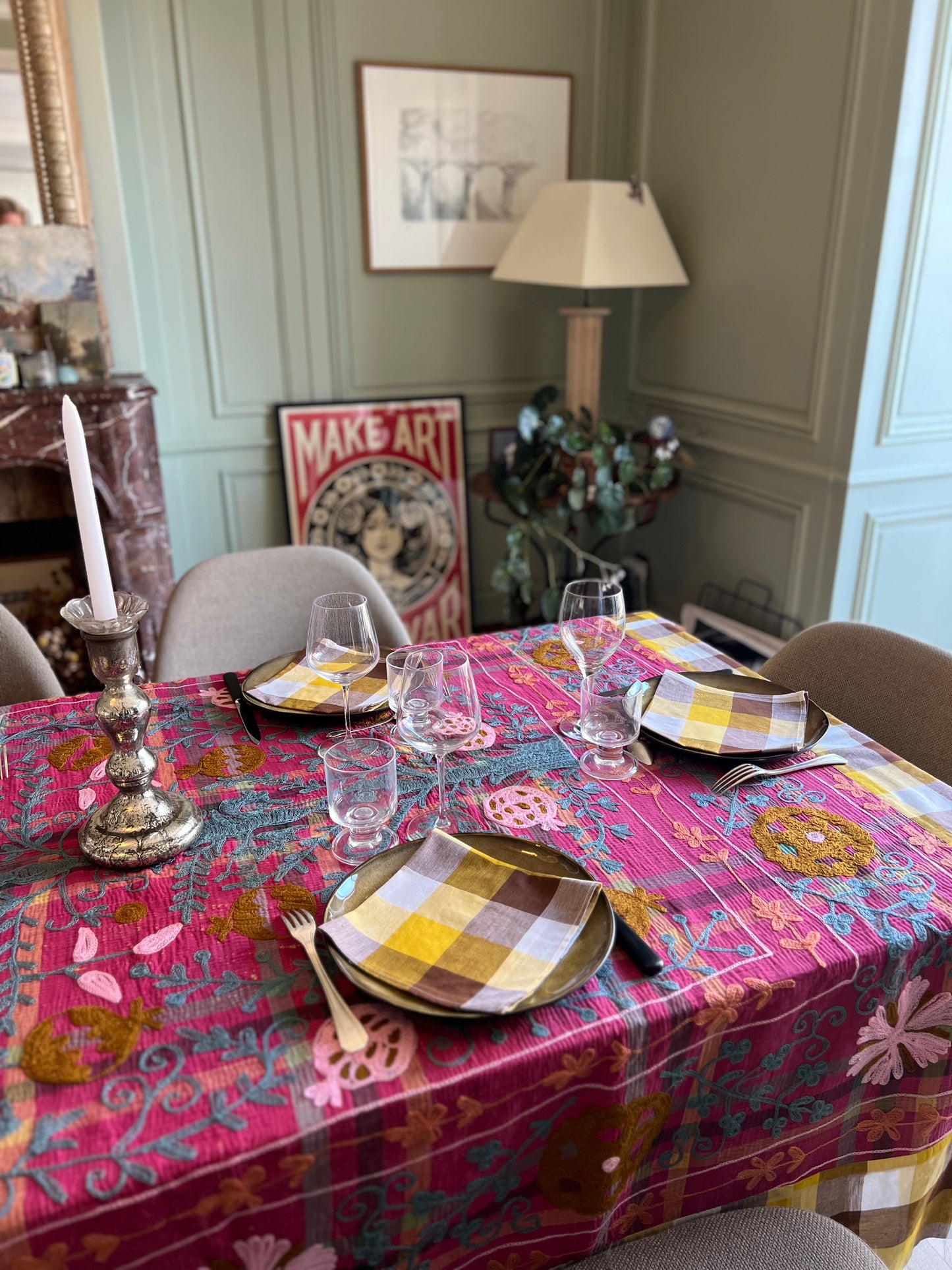 Ensemble Nappe + Serviettes N°9