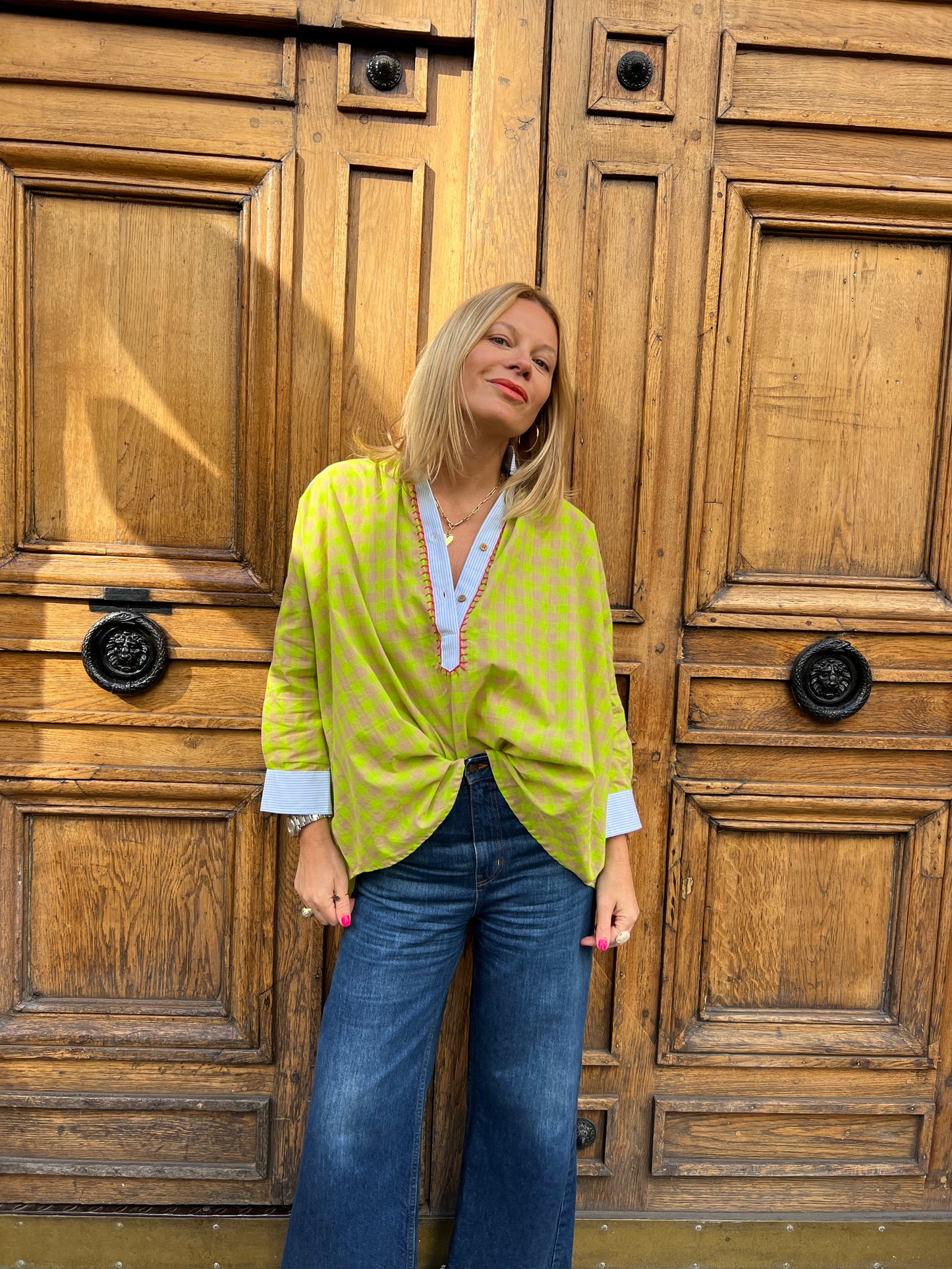 Rebeka folk shirt