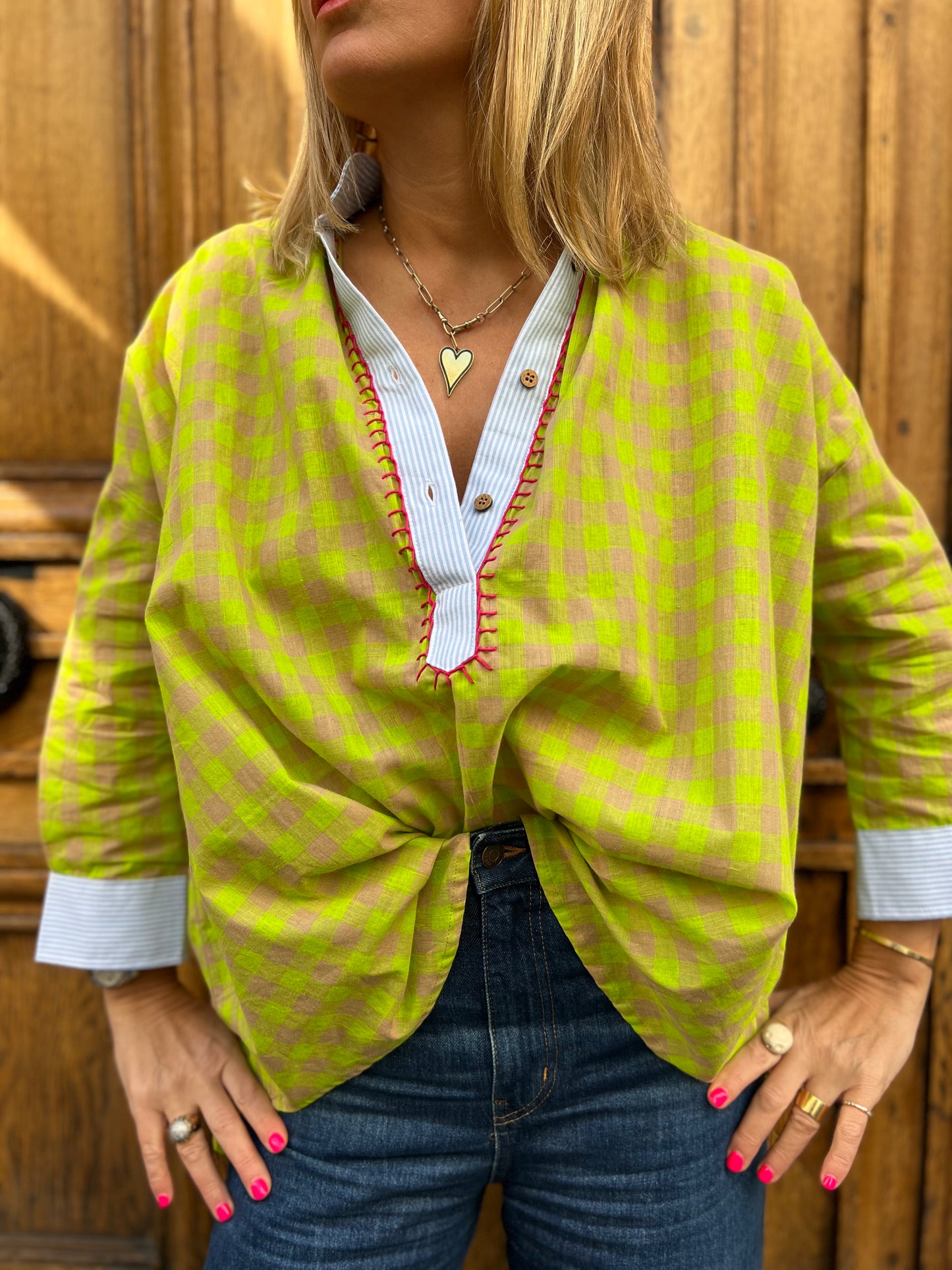 Rebeka folk shirt