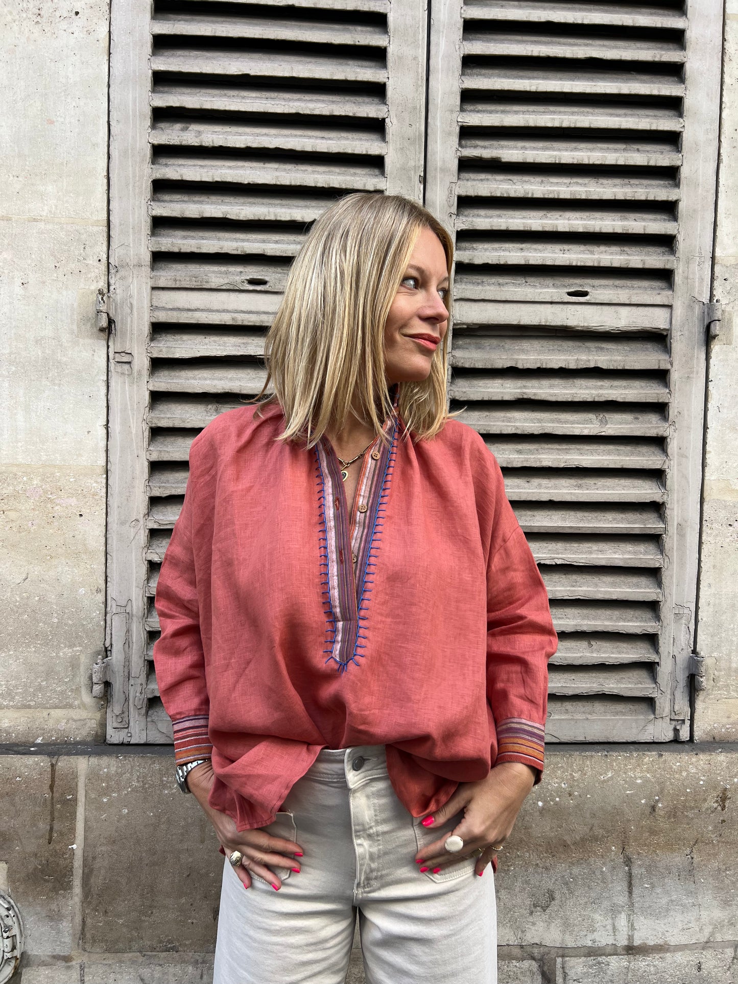 Rebeka folk shirt