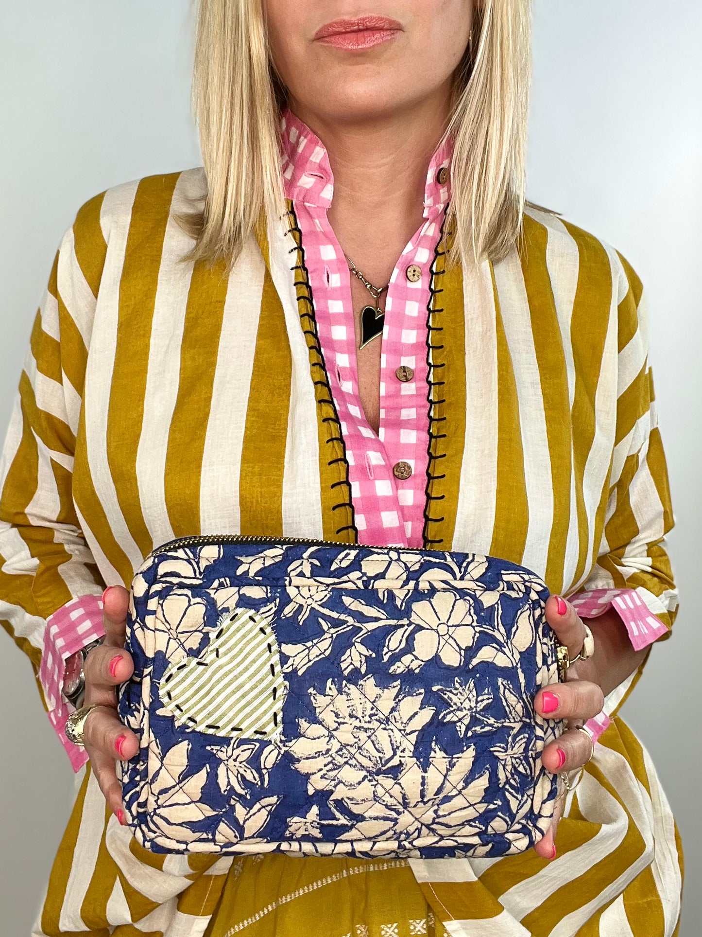 LOVE BLUE // Small pouch