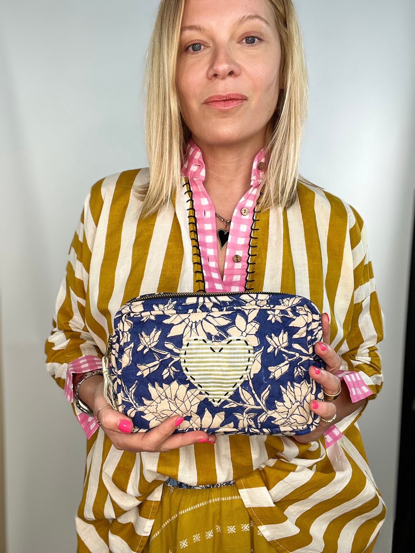 LOVE BLUE // Small pouch