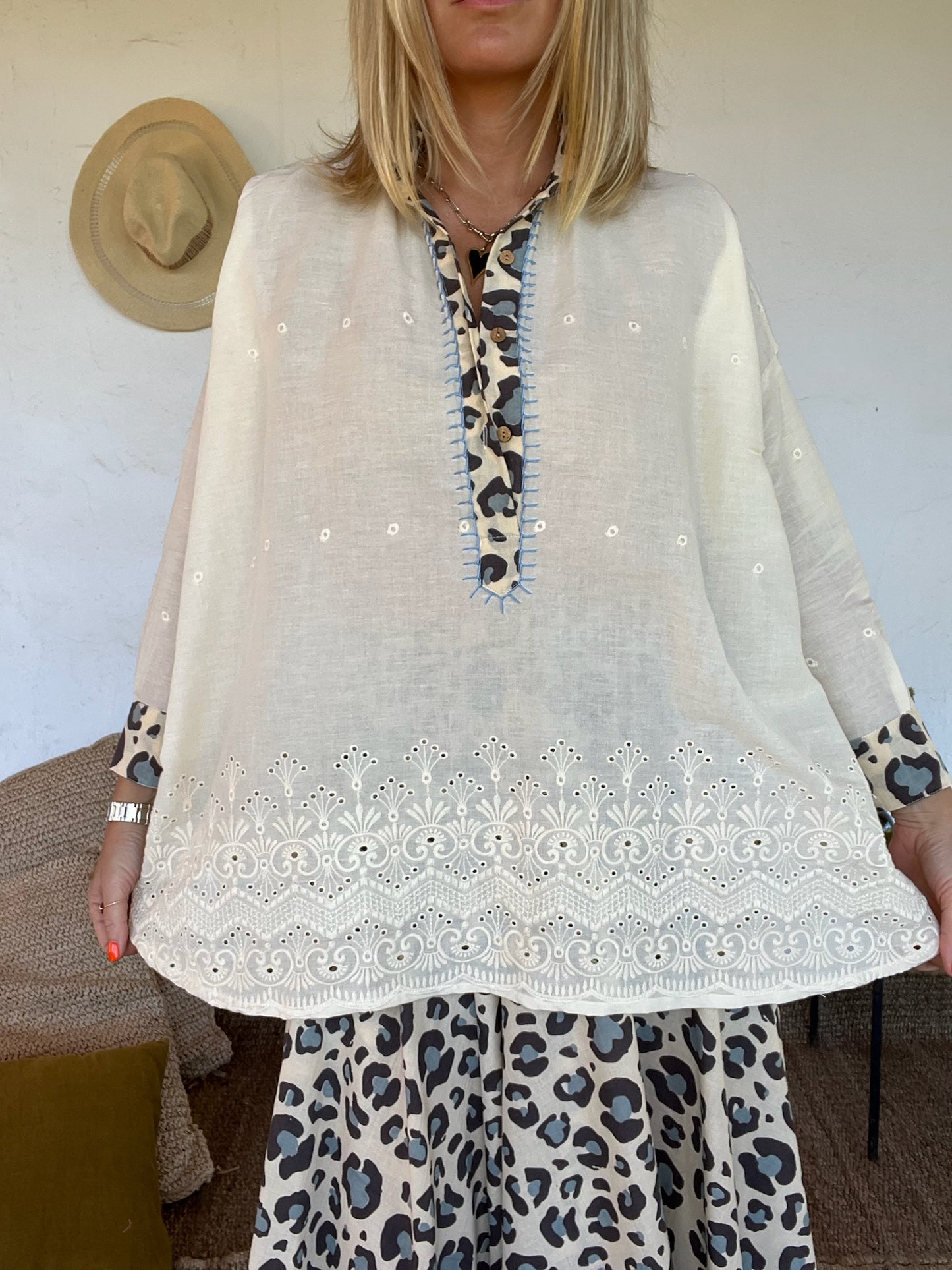 CHEMISE FOLK ASCOTT