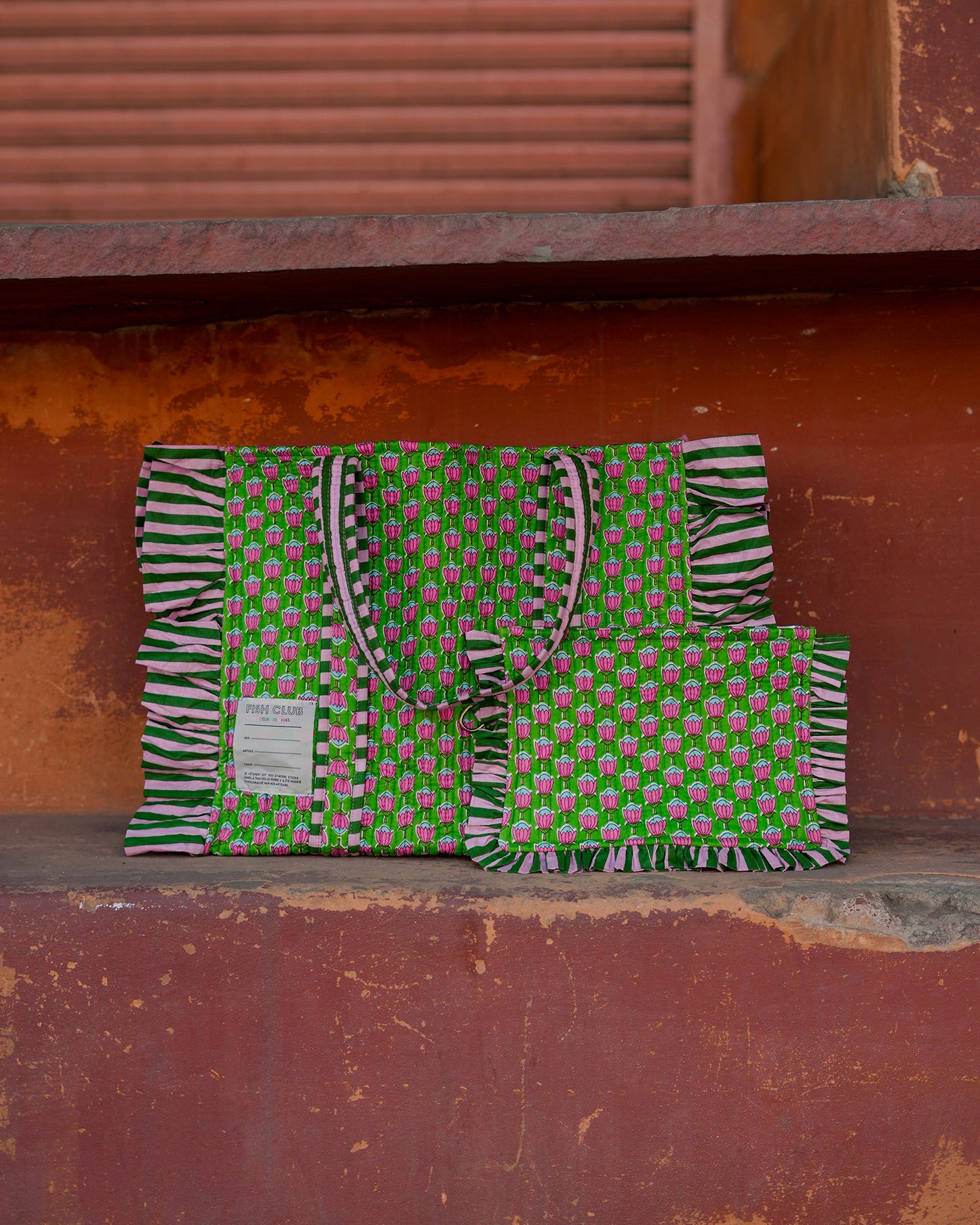 CABAS FROUFROU // GREEN
