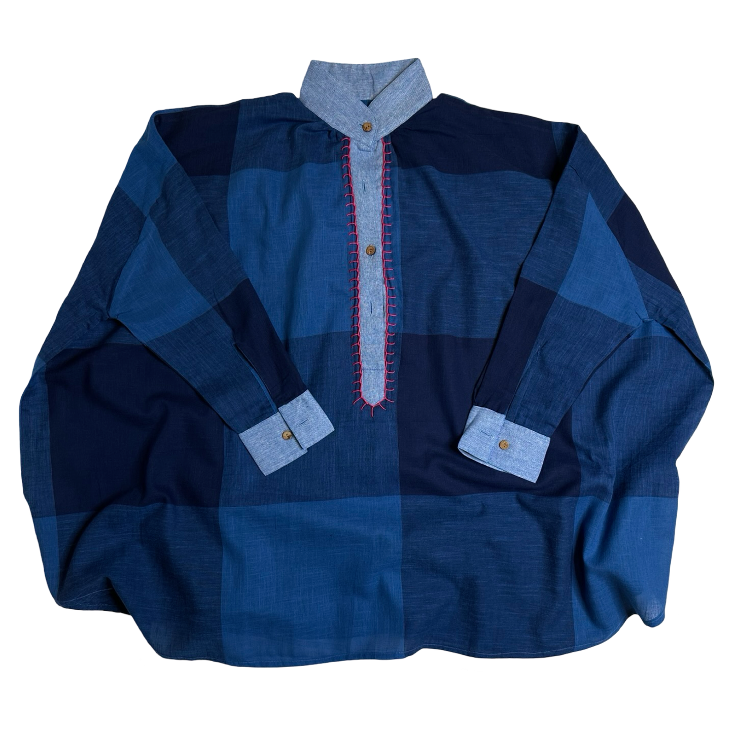 Blue Lagon folk shirt