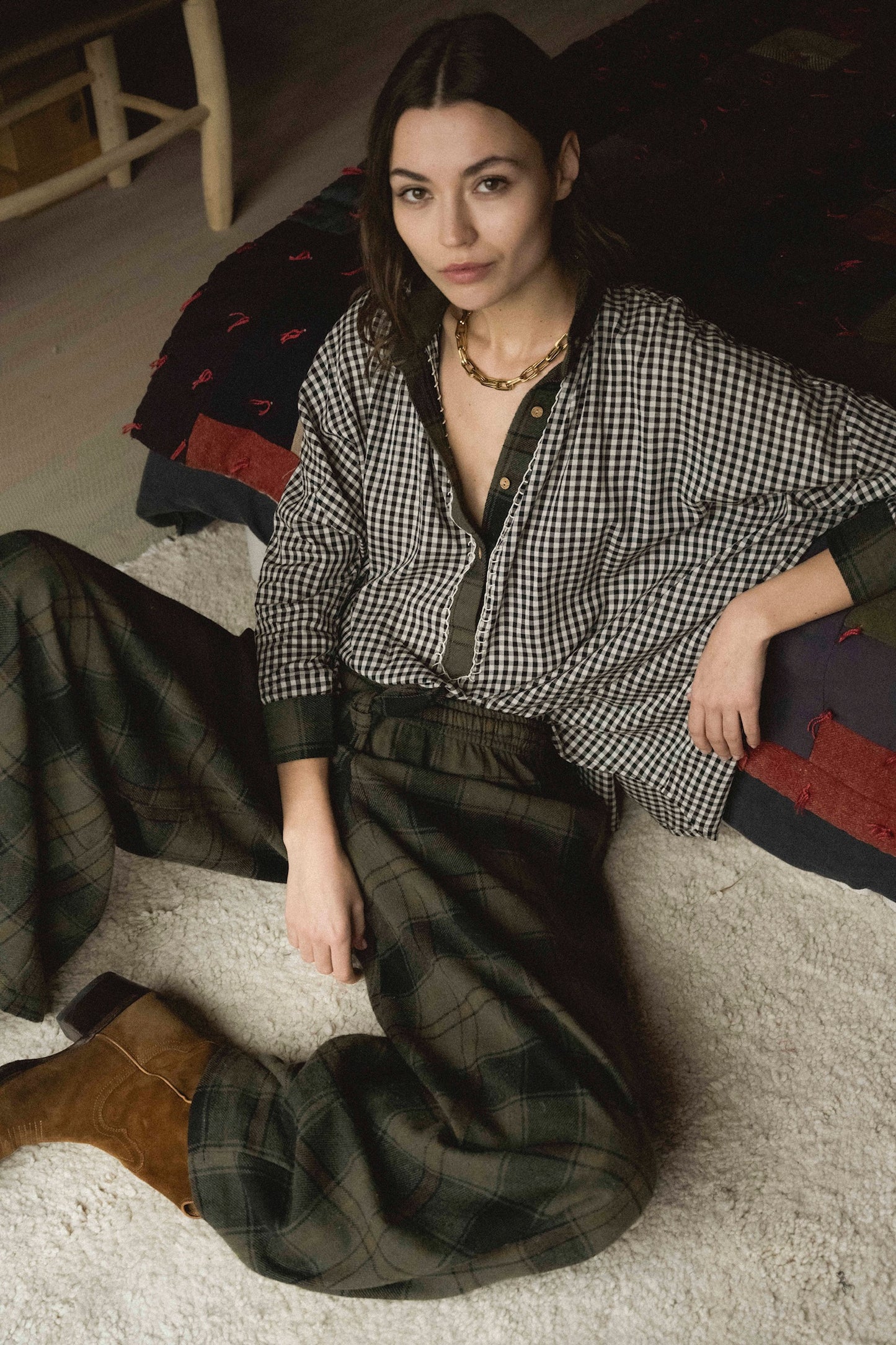 CAPUCINE FOLK SHIRT