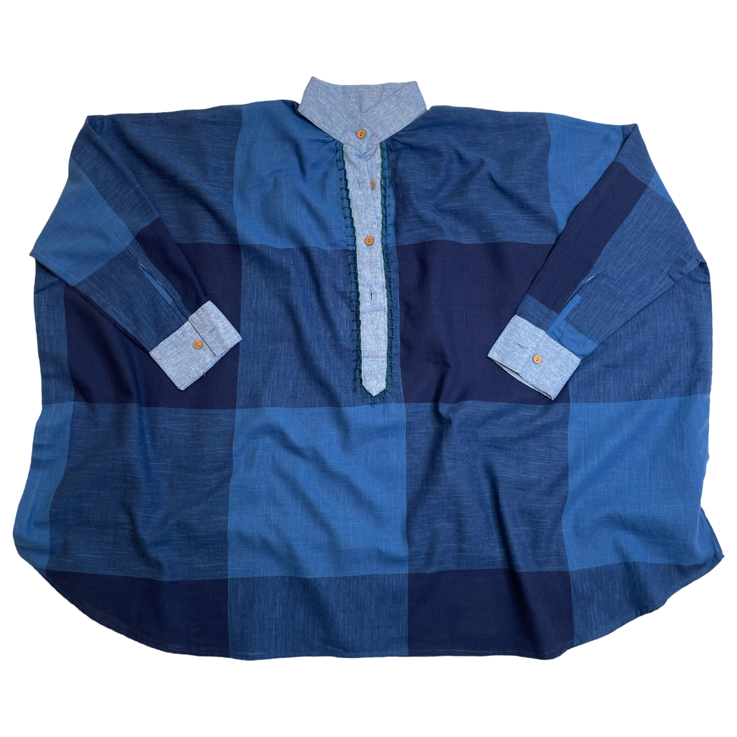 Blue Lagon folk shirt