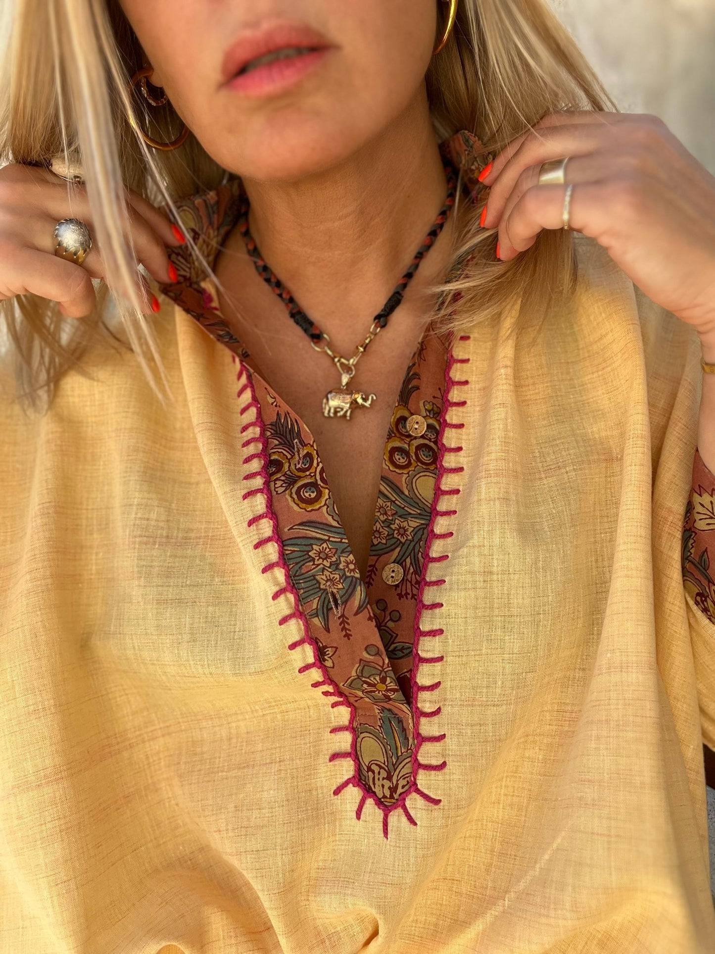 CHEMISE FOLK GATIEN