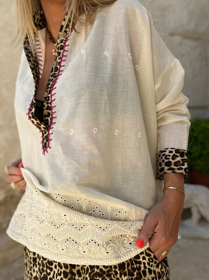 CHEMISE FOLK ASCOTT