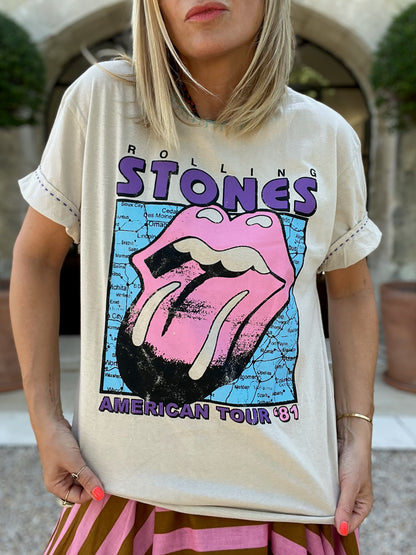 ROLLING STONES T-SHIRT//TOUR 81