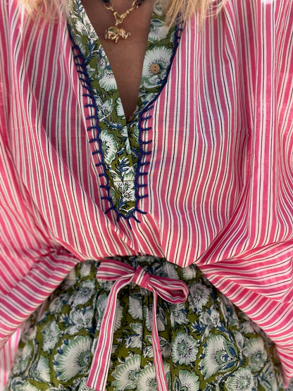 CHEMISE FOLK BIANCA