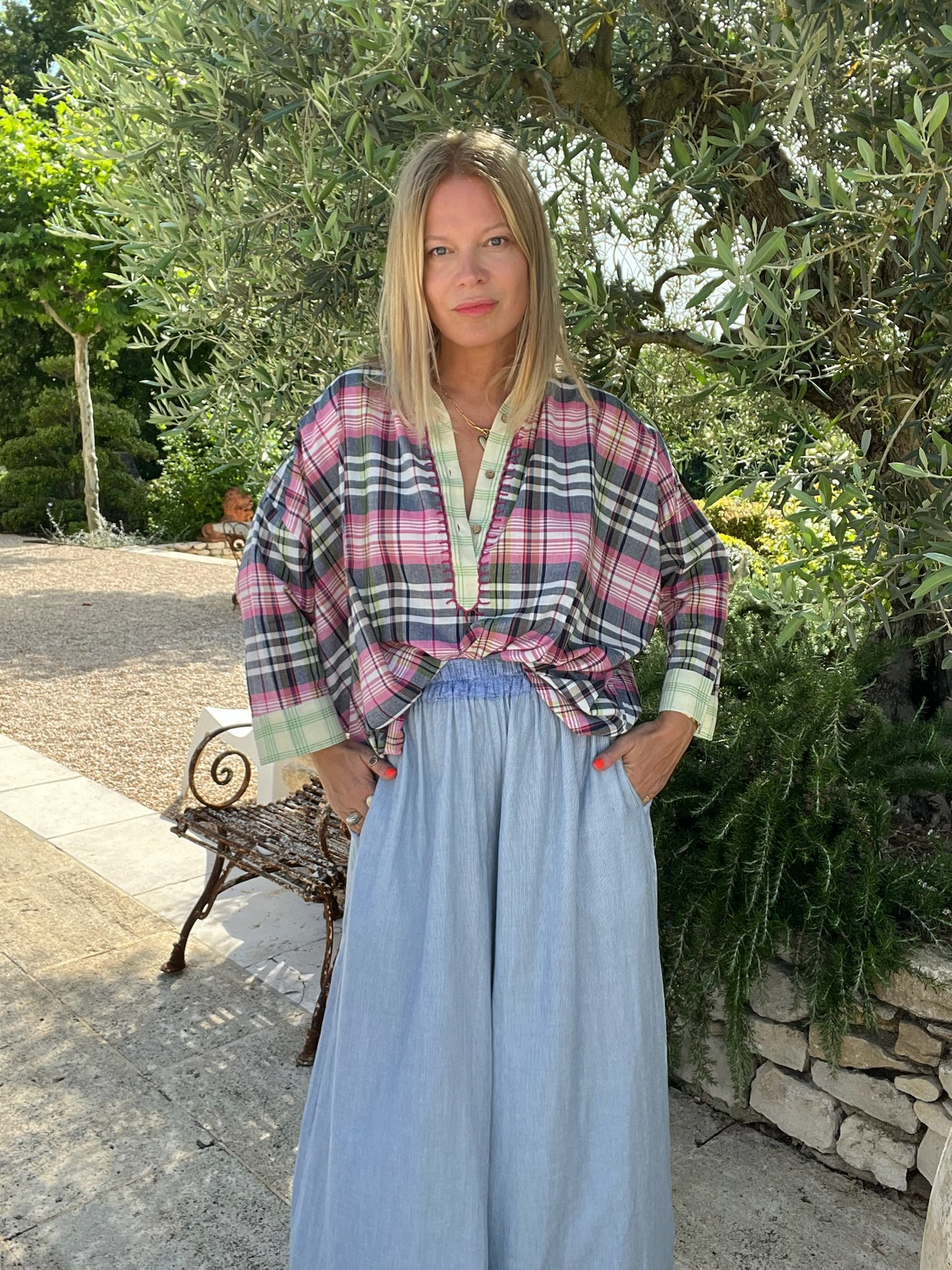 CHEMISE FOLK...