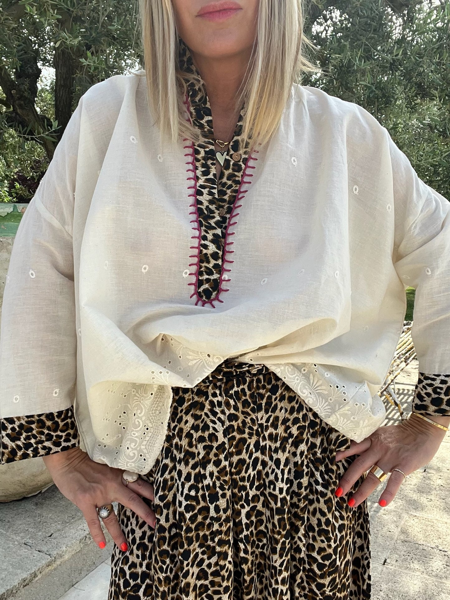CHEMISE FOLK ASCOTT