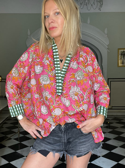 CHEMISE FOLK LISE