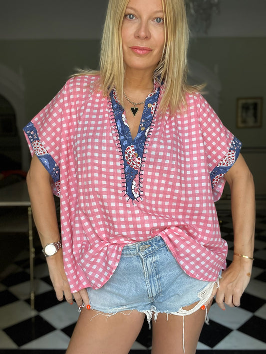 CHEMISE POP PINK