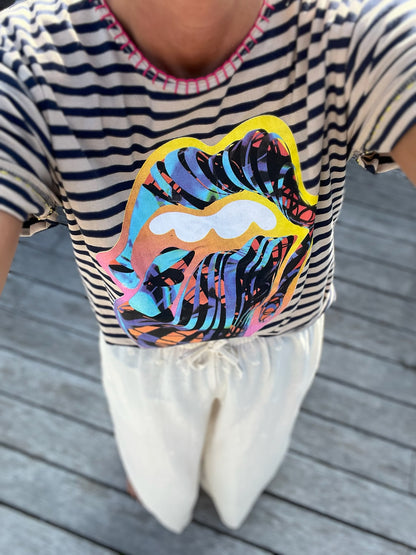 T- SHIRT ROLLING STONES // RAINBOW