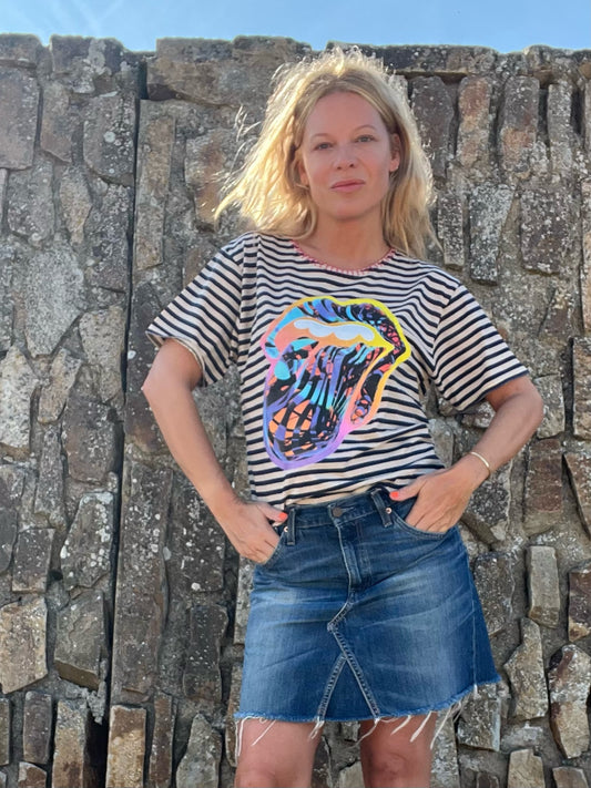 T- SHIRT ROLLING STONES // RAINBOW