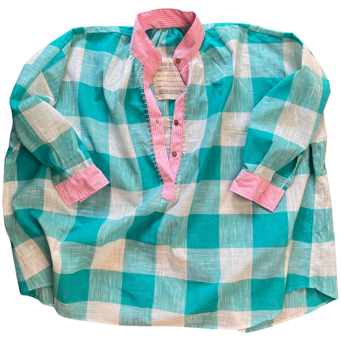 CHEMISE FOLK LAKEN