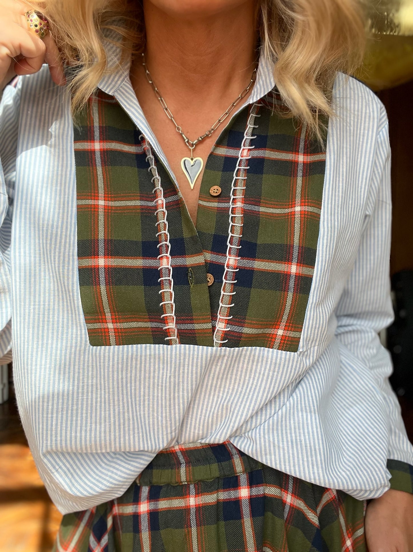 Maxine folk shirt