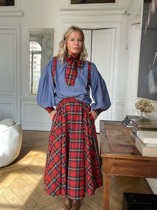 Umbrella Iris skirt