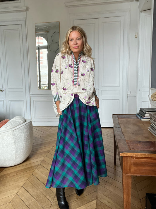Umbrella Iris skirt