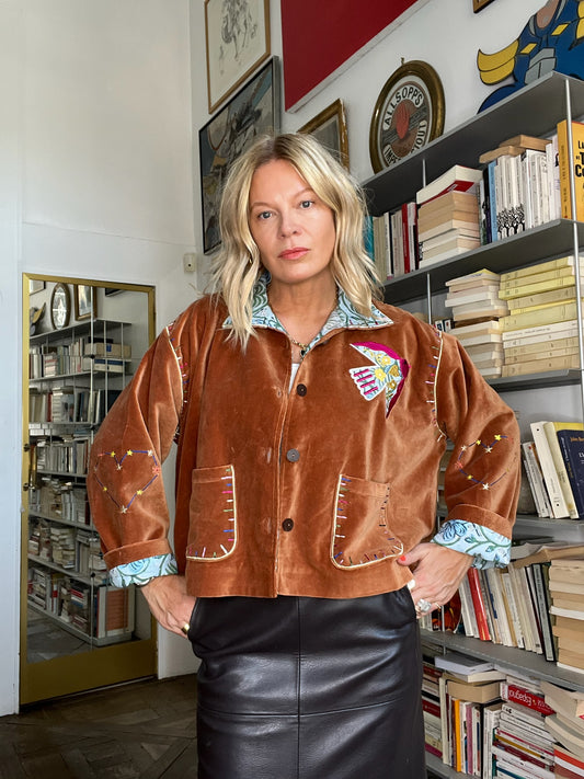 VESTE MUSIC // WE WILL ROCK YOU COGNAC