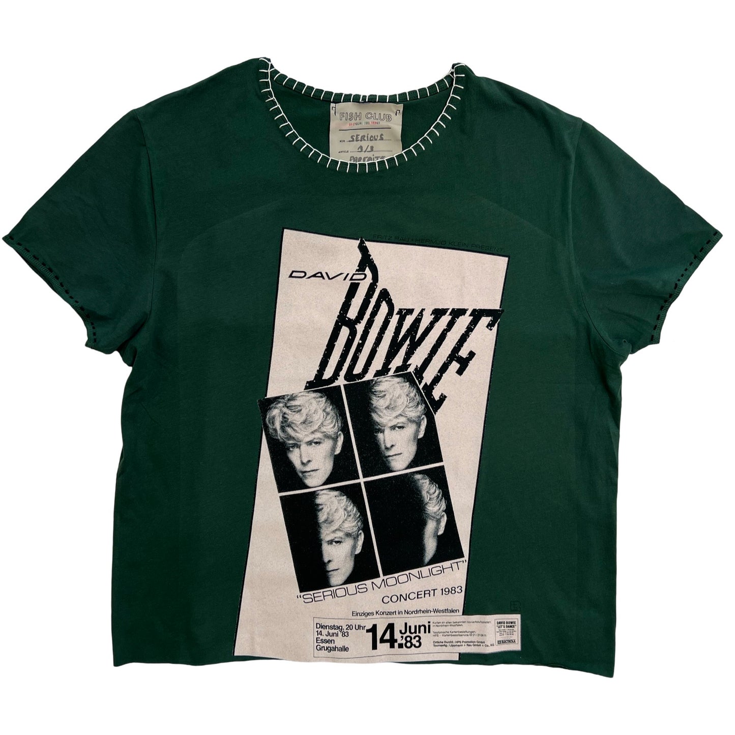 T- SHIRT DAVID BOWIE / SERIOUS