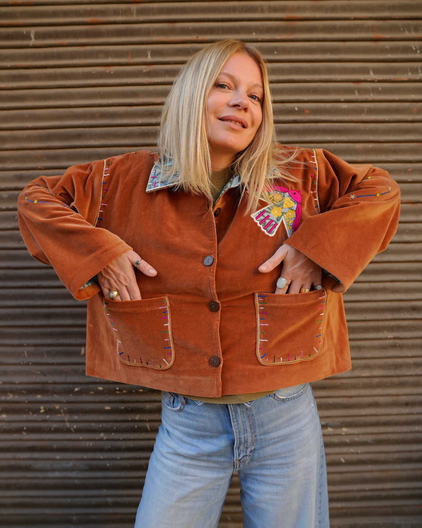 VESTE MUSIC // WE WILL ROCK YOU COGNAC