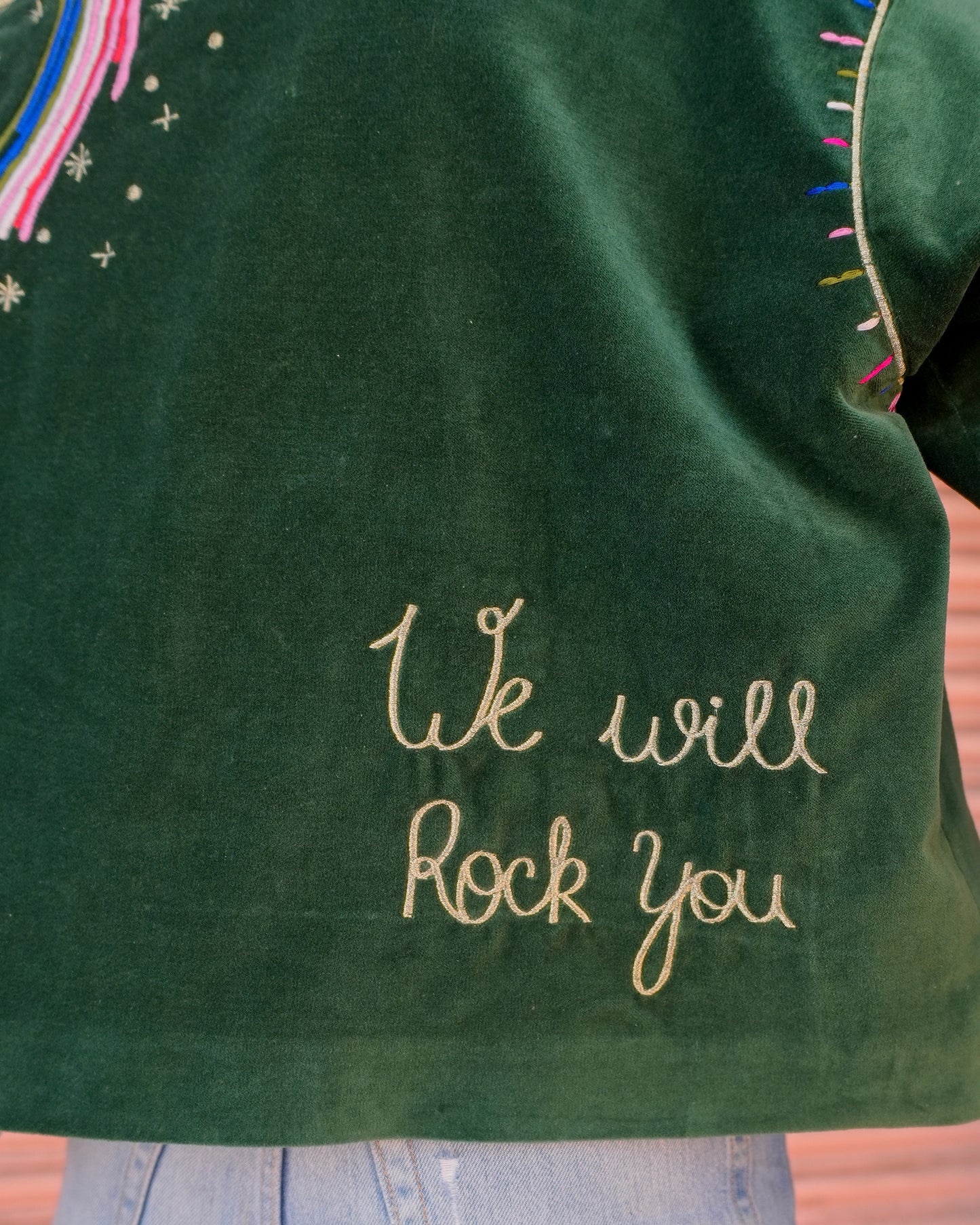 VESTE MUSIC // WE WILL ROCK YOU GREEN