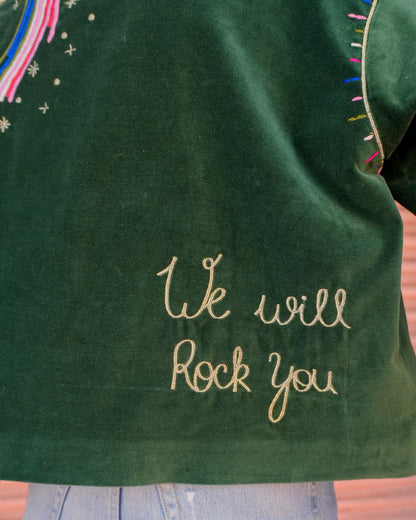VESTE MUSIC // WE WILL ROCK YOU GREEN