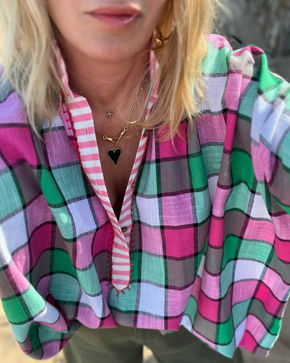CHEMISE FOLK PIA