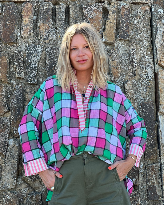 CHEMISE FOLK PIA
