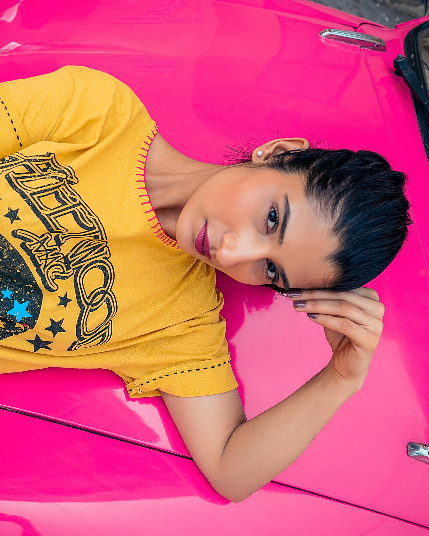 FLEETWOOD MAC T-SHIRT // YELLOW