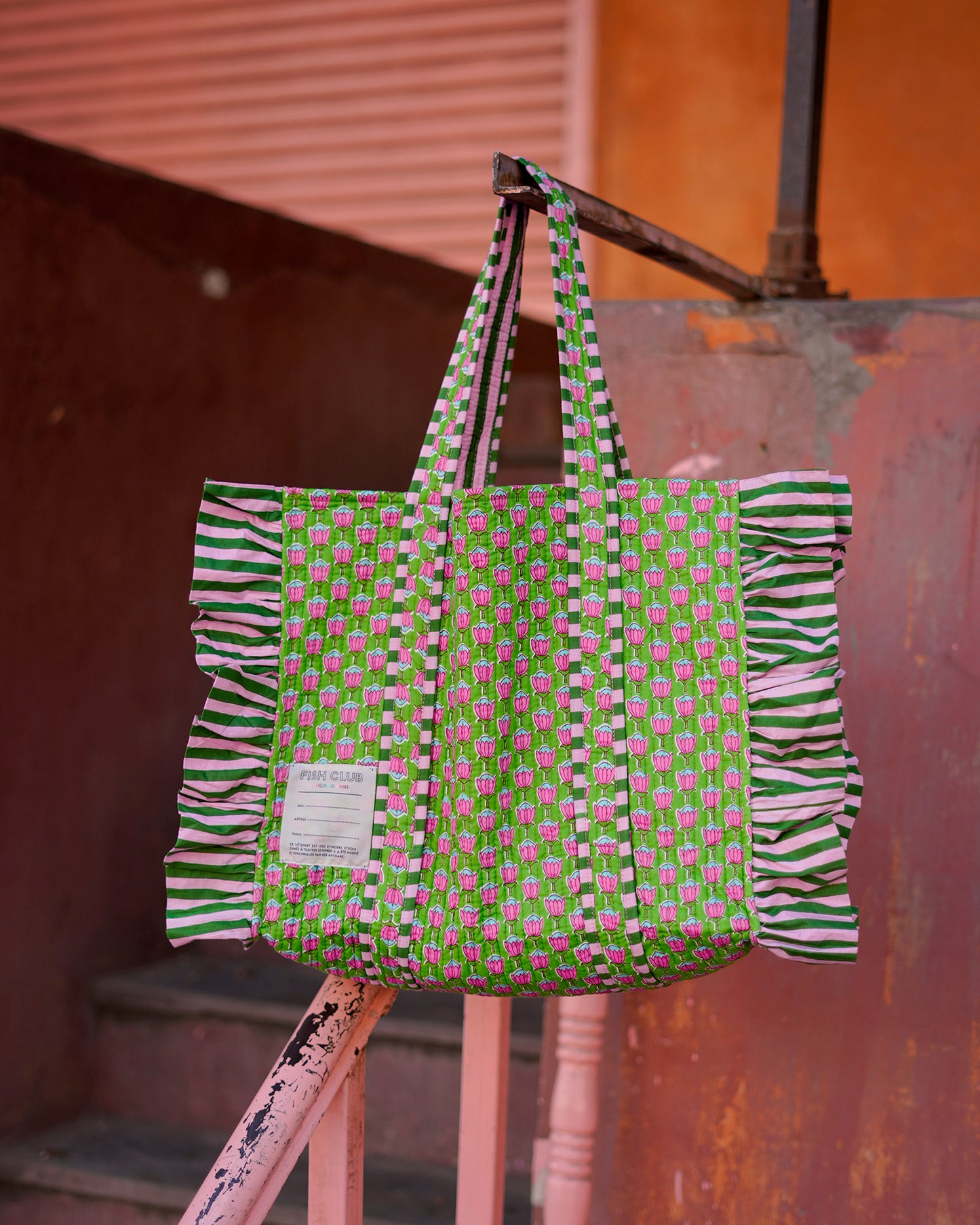 CABAS FROUFROU // GREEN
