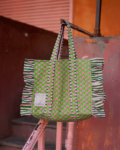 CABAS FROUFROU // GREEN