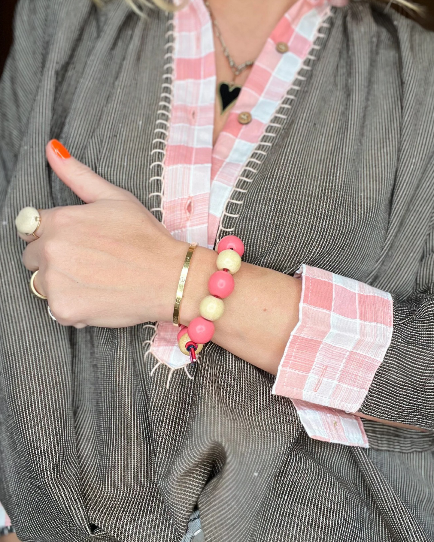 Pop Pink Elephant bracelet