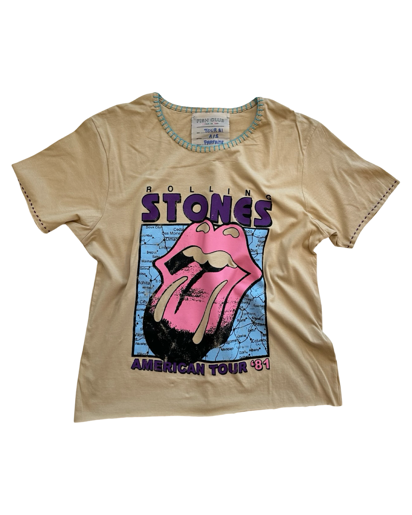 ROLLING STONES T-SHIRT//TOUR 81